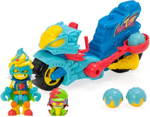Cargar imagen en el visor de la galería, Superthings Turbo Ice Moto con 3 bolas para disparar 1 Superthing y 1 Kazoom Kid exclusivos