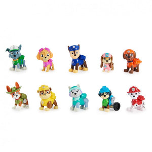Patrulla Canina Paw Patrol Pack 10 figuras,Pack inspirado en la serie de animación Patrulla Canina en el que encontrarás las figuras de todos los cachorritos de la serie. Esta caja incluye 10 figuras