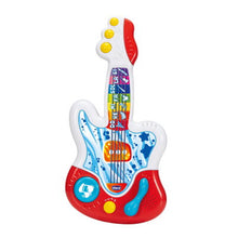 Cargar imagen en el visor de la galería, Happy Music Mi Primera Guitarra Electrónica Chicco 11087 con 3 modos de juego y 90 sonidos y música