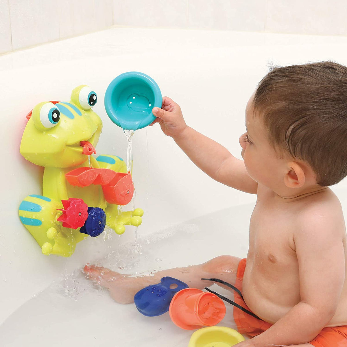 Sorteo puericultura Boon, diseño y diversión en el baño, gana una práctica  ranita para guardar tus juguetes