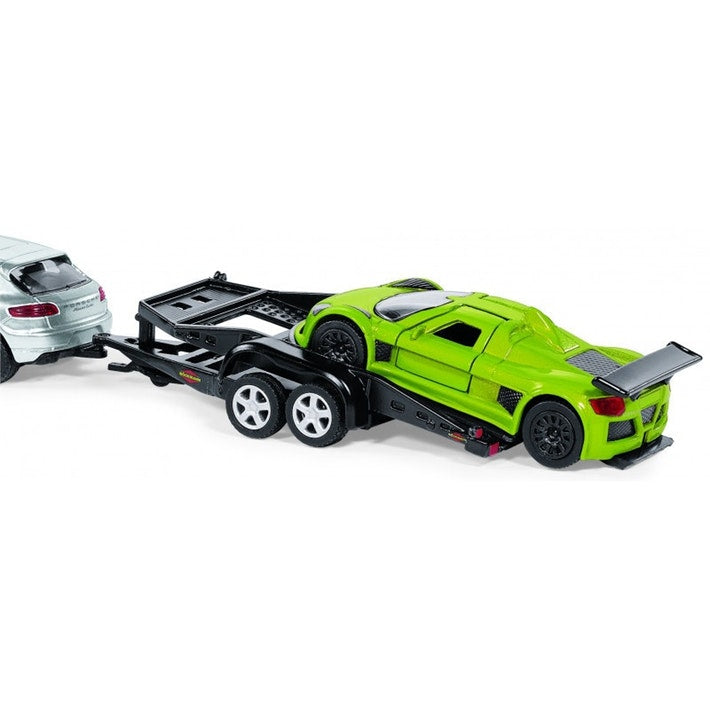 Porsche Macan Turbo con Remolque para Coche Gumpert Apollo 1 55 Siku jugueteriatrevol