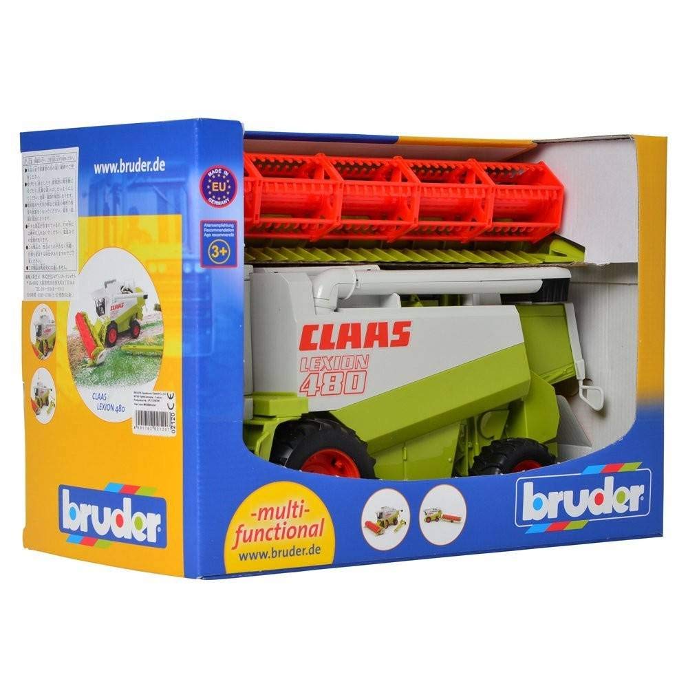 Cosechadora 02120 Claas Lexion 480 Escala 1:20 Bruder 34870796