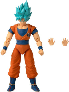 Goku Serie 19, miden 17 cm y pueden adoptar cualquier posición gracias a sus 16 puntos de articulación. Estas figuras vienen con manos extra para recrear todas las escenas de la serie. 
