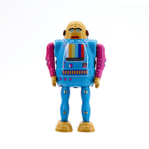 Robot TV Bot Edición Limitada Mr & Mrs Tin 928004 especial para coleccionistas robot de hojalata que anda al darle cuerda