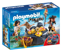 Cargar imagen en el visor de la galería, Pirates Escondite del Tesoro con Piratas - Playmobil 6683