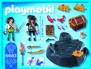 Pirates Escondite del Tesoro con Piratas - Playmobil 6683