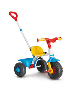 Feber Baby trike es el triciclo 2 en 1 con función empuje y función triciclo.