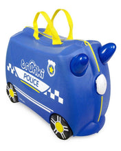 Carregar imagem no visualizador da galeria, Maleta Correpasillos y equipaje de mano infantil Trunki 80323Es maleta con ruedas, y en las esperas el niño se puede sentar en ella. 18 litros de capacidad para llevar sus juguetes ,Medidas: 46 x 31 x 21 cm. Pesa 1,7 Kg. Soporta hasta 50 kg. de peso.