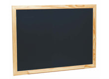 Cargar imagen en el visor de la galería, Pizarra Mural de madera, color negro grande, 88 x 66 cm - JeuJura 8780