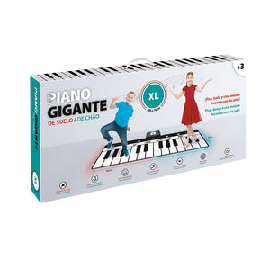 Piano Gigante de Suelo XL 180 x 74 cm WorldBrands 80915 funciona pisando las teclas 5 modos de juego 8 instrumentos en 1