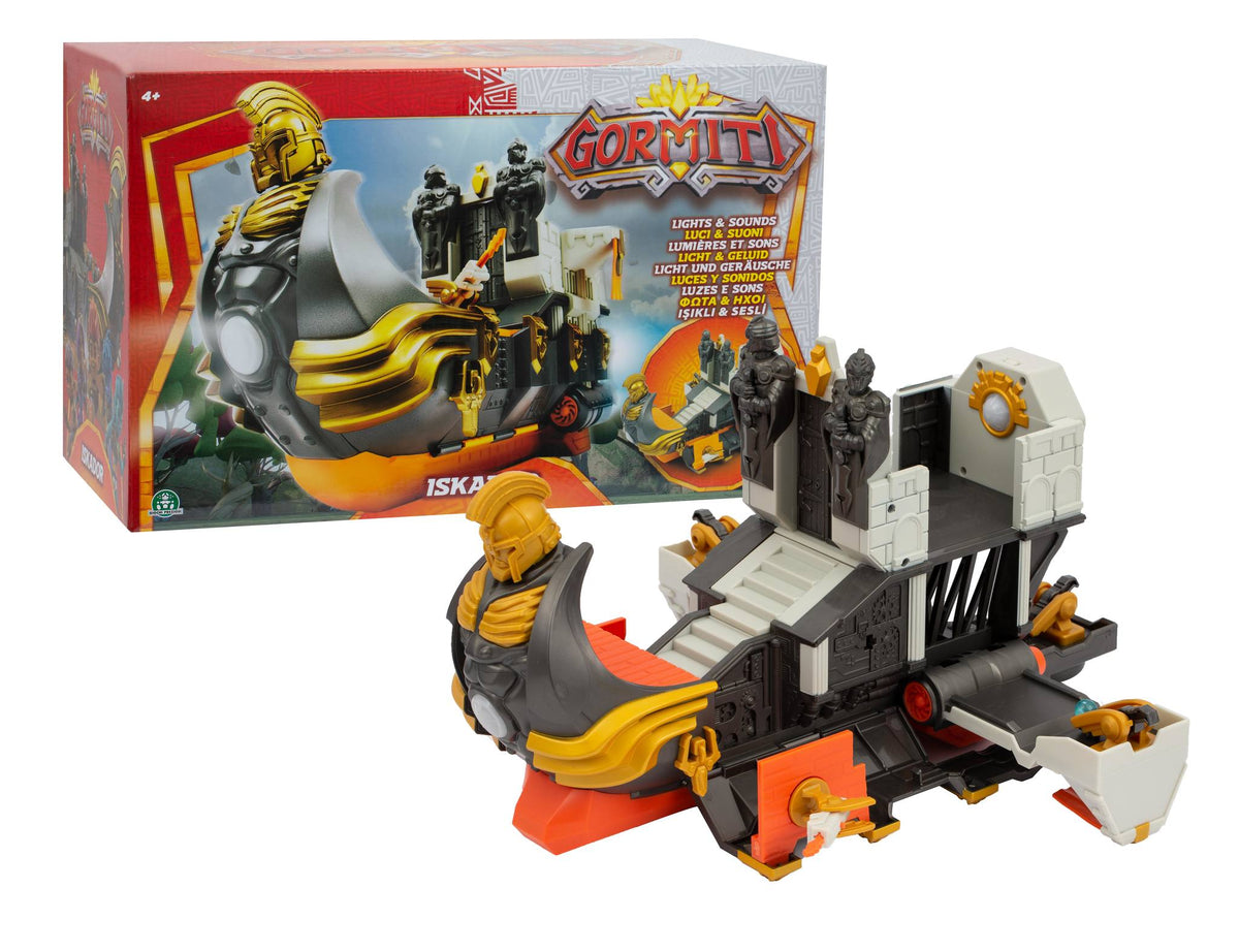 Gormiti Barco Iskador con Luces y Sonidos Giochi Preziosi