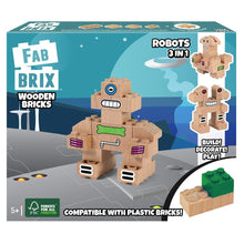 Cargar imagen en el visor de la galería, Fab Brix Robots 3en1 JG1805 compatibles con bloques de las principales marcas de ladrillos de contrucción de plástico