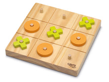 Carregar imagem no visualizador da galeria, Tic Tac Toe,Se trata del clásico juego del 3 en linea. Hecho en madera con certificado ecológico FSC . Bonito diseño con fichas pintadas con pintura al agua.