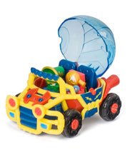Cargar imagen en el visor de la galería, coche SuperThings Headquarters , Incluye 2 personajes super héroes exclusivos y un Mr. King exclusivo