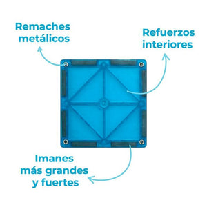 Imanix 36 Pcs - BrainToys 350036Descubre un sencillo sistema de construcción con imanes mediante conexión entre piezas con distintas formas geométricas sólidas y vistosos colores translúcidos. Con ellas podrás crear fantásticas estructuras en 2D y en 3D, ¡y asegurarte horas de diversión! 