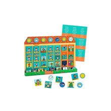 Cargar imagen en el visor de la galería, Un divertido juego en familia para aprender a decir la hora y planificar las actividades de la semana con imanes. Los complejos conceptos de pasado, presente y futuro se convierten en una parte sencilla de la vida cotidiana de tu hijo. Un montón de imanes: escenas cotidianas, actividades deportivas o artística..