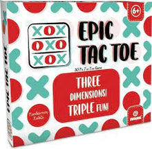 Cargar imagen en el visor de la galería, Epic Tac Toe Tres en Raya 3D El objetivo del juego es colocar 3 símbolos «X» o»» idénticos a una fila. Las trilogías pueden ser horizontales, verticales o diagonales, en uno o tres niveles. 
