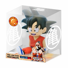 Carregar imagem no visualizador da galeria, Dragon Ball Hucha Son Goku 13 cm figura sentada pelo negro para decorar habitación, poca capacidad