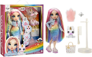 Rainbow High, world, unicornio, slime, arco iris, muñeca para peinar