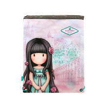 Carregar imagem no visualizador da galeria, Mochila plana para actividades extraescolares o deporte. Con 2 caras diferentes(según se muestra). Tiene un bolsillo interior con cremallera. Con imagenes de diferentes monumentos de España. Mide : 43 x 32 cm