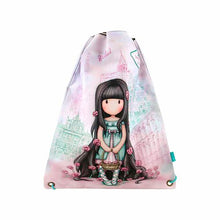 Carregar imagem no visualizador da galeria, Mochila plana para actividades extraescolares o deporte. Con 2 caras diferentes(según se muestra). Tiene un bolsillo interior con cremallera. Con imagenes de diferentes monumentos de España. Mide : 43 x 32 cm