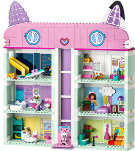 Casa de Muñecas de Gabby , 8 habitaciones: Los fans de la serie para televisión de DreamWorks Animation a partir de 4 años explorarán su propia casita con el set LEGO® • 4 emblemáticos personajes.498 piezas.