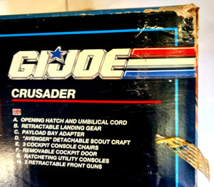  G.i. Joe Crusader - Hasbro 6220Nave de la serie G.I. Joe Crusader con figura Pay Load. Escotilla y cordón de unión. Tren de aterrizaje retractil. Nave A…