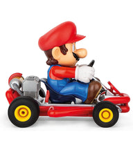 Cargar imagen en el visor de la galería, Carrera RC Mario Pipe Kart Carrera RC Acción Carreras calientes con Mario en el Pipe Kart aprox. 21 cm de largo a partir de 6 años Deslízate hacia la victoria con Mario en su kart de tubos extraligero