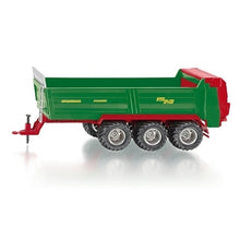 Carregar imagem no visualizador da galeria, Reproducción a escala 1/32 de este remolque agrícola de 3 ejes. Está hecho en metal y partes de plástico.. Se puede enganchar en cualquier modelo de tractor de la marca SIKU hecho a escala 1/32. Mide 33 cm aproximadamente. Recomendado a partir de 3 años y coleccionistas de cualquier edad.
