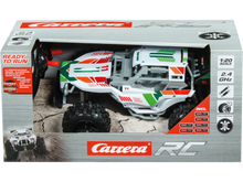 Carregar imagem no visualizador da galeria, coche Team Rider  Radiocontrol . Sus grandes neumáticos son ideales para que los pequeños aventureros exploren sus alrededores, y con una velocidad máxima de hasta 12 km/h - 7,5 mph, tiene suficiente potencia bajo el capó para coger un ritmo serio.