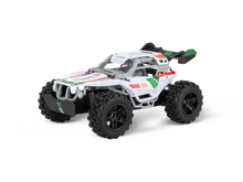 Carregar imagem no visualizador da galeria, coche Team Rider  Radiocontrol . Sus grandes neumáticos son ideales para que los pequeños aventureros exploren sus alrededores, y con una velocidad máxima de hasta 12 km/h - 7,5 mph, tiene suficiente potencia bajo el capó para coger un ritmo serio.
