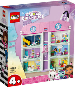 Casa de Muñecas de Gabby , 8 habitaciones: Los fans de la serie para televisión de DreamWorks Animation a partir de 4 años explorarán su propia casita con el set LEGO® • 4 emblemáticos personajes.498 piezas.