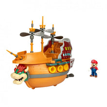 Carregar imagem no visualizador da galeria, Super Mario Juego Aeronave Deluxe de Bowser Playset - Jakks Pacific 40429