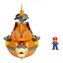 Carregar imagem no visualizador da galeria, Super Mario Juego Aeronave Deluxe de Bowser Playset - Jakks Pacific 40429