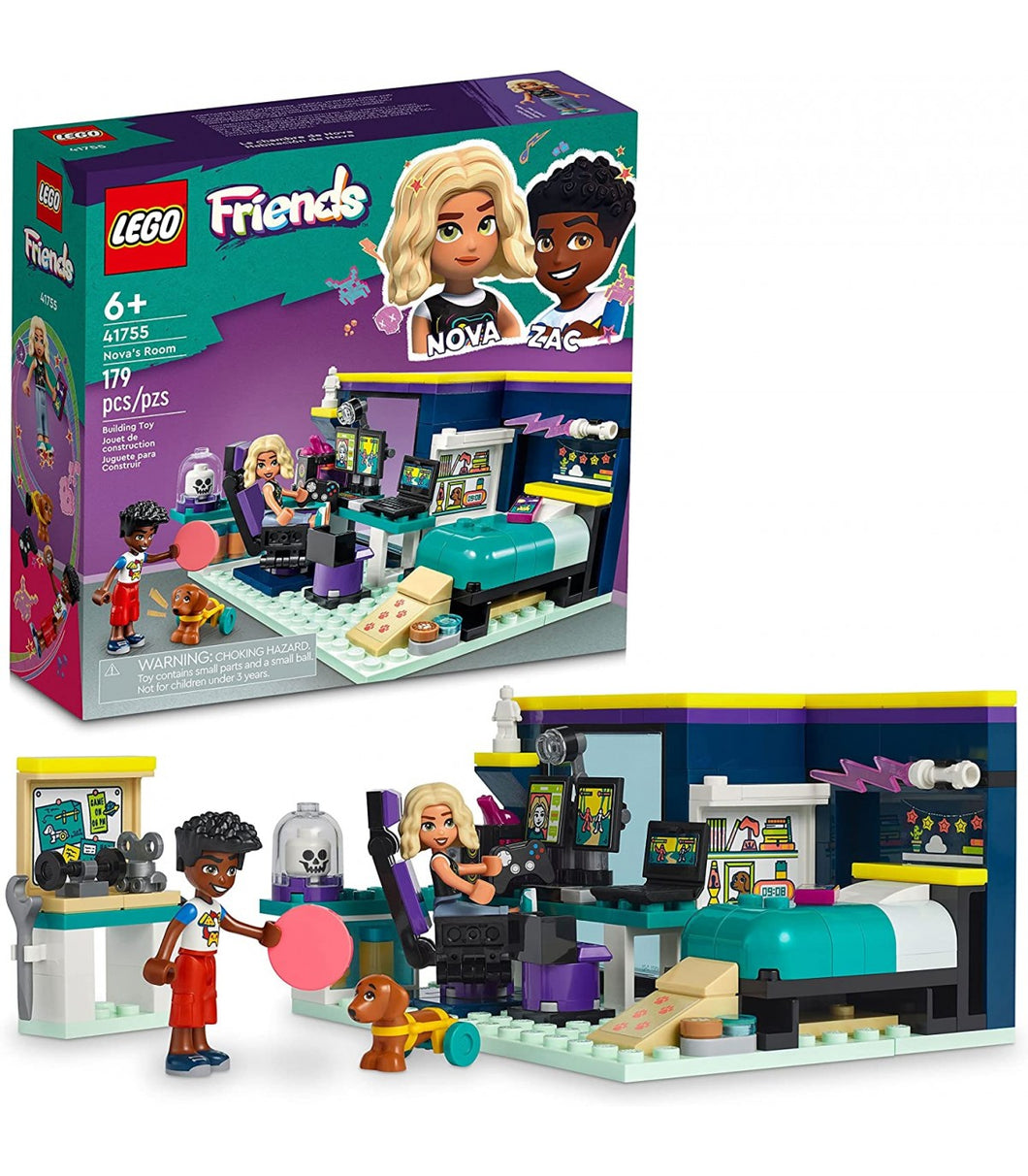 Habitación de Nova - Lego Friends 41755A los peques a partir de 6 años les espera un montón de diversión con el set de juguetes de construcción LEGO®