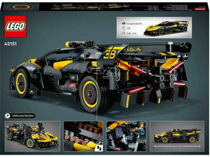 Bugatti Bolide Amarillo y Negro - Lego Technic 42151