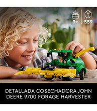 Carregar imagem no visualizador da galeria, LEGO® Technic John Deere 9700 Forage Harvester 42168 cosechadora con dirección trasera cabezales para maíz parte delantera 