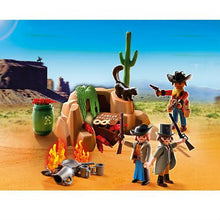 Cargar imagen en el visor de la galería,  Escondite de los bandidos Playmobil Western del lejano Oeste. Incluye 3 personajes y un total de 39 piezas. 