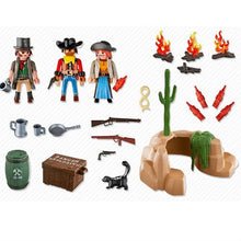 Cargar imagen en el visor de la galería, Escondite de los Bandidos - Playmobil Western 5250