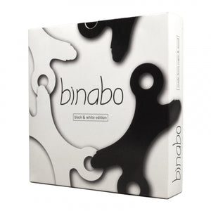 Binabo 60 piezas Blanco y negro 60 piezas (30 de cada). “Una pieza, infinitas posibilidades” Construye con Binabo cualquier cosa que imagines, diseña tus propios juguetes y da rienda suelta a tu creatividad. 