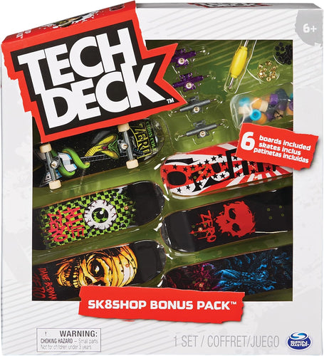 Tech deck SK8SHOP Bonus Pack Skates Finger Skate,Mini Skates para Dedos 96 mm- Spin Master 6028845