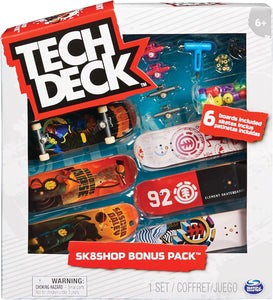 Tech deck SK8SHOP Bonus Pack Skates Finger Skate,Mini Skates para Dedos 96 mm- Spin Master 6028845