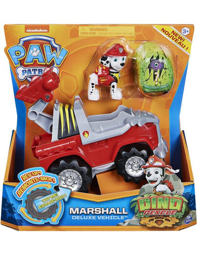 Paw Patrol, Patrulla Canina  Vehículo de Marshall Dino Rescue camion bomberos perro bombero dálmata huevo de dinosaurio