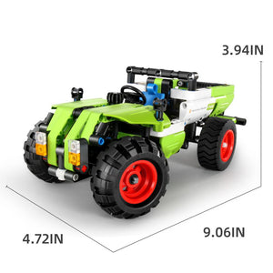  Cosechadora o Tractor  2 en 1 -  iM.Master 606806 335Piezas Una creación extraordinaria que da vida a la escena de la granja mediante modelos de simulación! Experimente un nivel completamente nuevo de emoción en la construcción con este extraordinario conjunto, que brinda una aventura de construcción diversa e inmersiva.