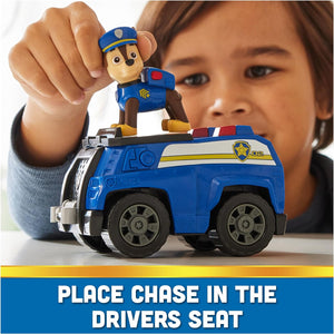 Paw Patrol, Patrulla Canina Chase Vehículo Clásico Coche de Policia - Spinmaster 6069059