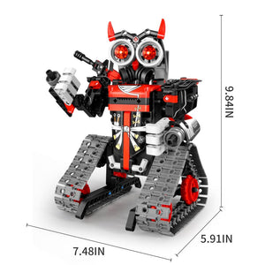  Espectacular robot para montar 3 en 1 iM.Master Con su perfecta fusión de maquinaria y bloques de construcción, cada pieza se entrelaza firmemente, Consta de 419 piezas .Incluye el motor y un mando de radiocontrol. 