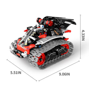  Espectacular robot para montar 3 en 1 iM.Master Con su perfecta fusión de maquinaria y bloques de construcción, cada pieza se entrelaza firmemente, Consta de 419 piezas .Incluye el motor y un mando de radiocontrol. 