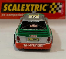 Carregar imagem no visualizador da galeria, Scalextric Hyundai Accent WRC Montecarlo 2002 Coche Rally 1:32 - TecniToys 6084