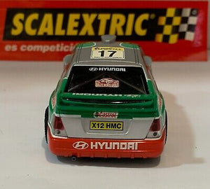 Scalextric Hyundai Accent WRC Montecarlo 2002 Coche Rally 1:32 - TecniToys 6084