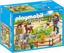 Cargar imagen en el visor de la galería, Playmobil Country  6133  Animales de la Granja en un Cercado con cabras, corderos y burritos y un granjero que los cuida